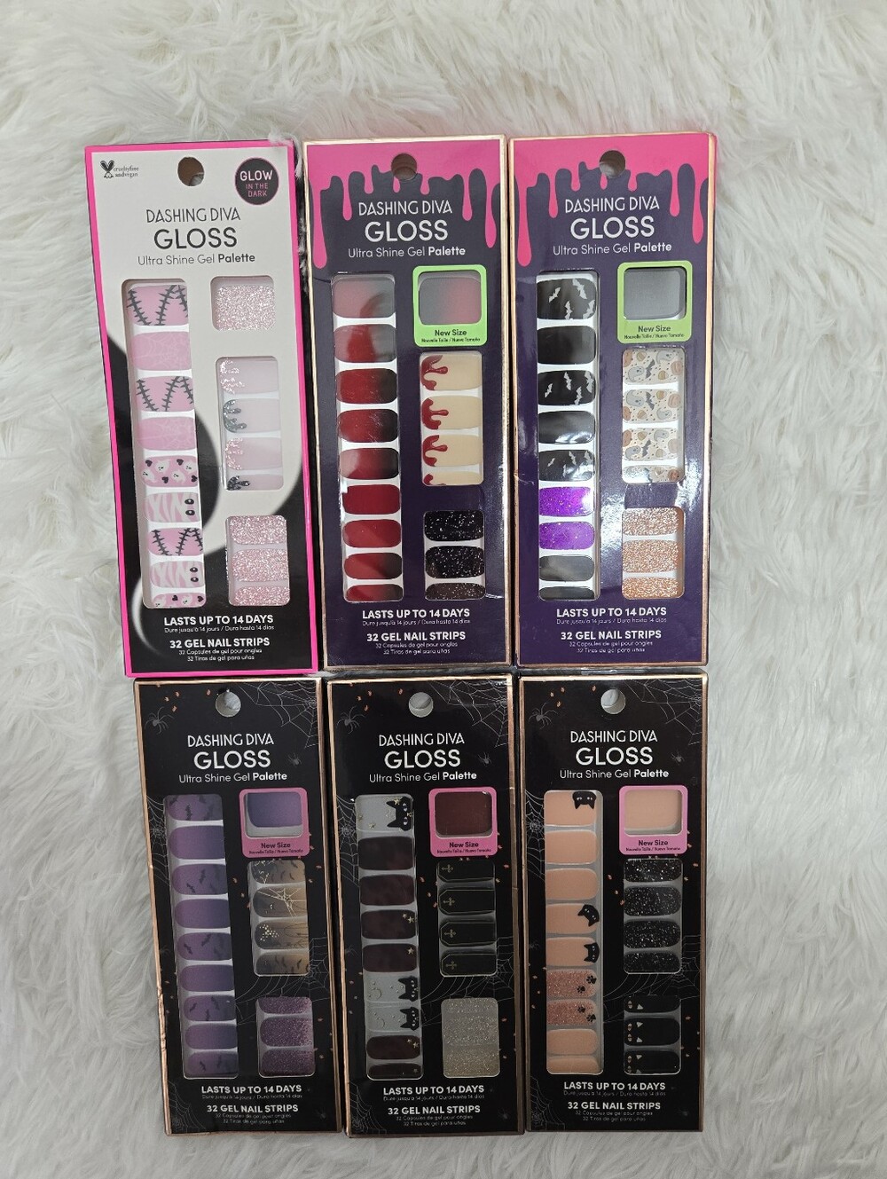 Dashing Diva Gloss Ultra Shine Gel Palette - Assorted HALLOWEEN polish stickers